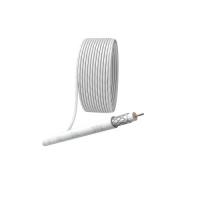 Кабель коаксиальный RG-6U CCS/оплетка Al 48% PVC 75Ом бел. (м) RL-48-PVC100 Simple Эра Б0044596