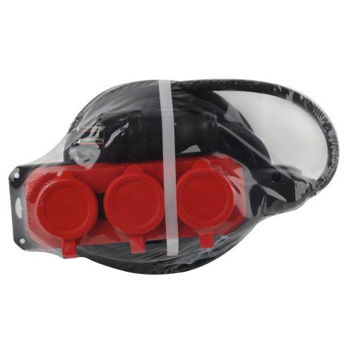Удлинитель 3х5м с заземл. IP44 КГ 3х1.5 каучук UK-3e-3x1.5-5m-IP44(KG) Эра Б0057579