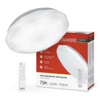 Светильник светодиодный COMFORT DIAMOND 75Вт 3000-6500К 6000лм 230В 500х105мм с пультом ДУ IN HOME 4690612034799