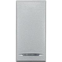 Переключатель промежуточный 1-кл. 1п СП Axolute 16А IP20 250В алюм. Leg BTC HC4054
