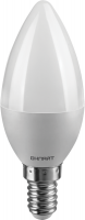 Лампа светодиодная 61 127 OLL-C37-6-230-6.5K-E14-FR 6Вт свеча 6500К холод. бел. E14 600лм 176-264В ОНЛАЙТ 61127