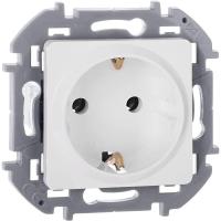 Розетка 1-м СП Inspiria 16А IP20 250В 2P+E немецк. стандарт механизм бел. IEK 673720