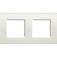 Рамка 2-м LivingLight прямоугол. бел. Leg BTC LNA4802M2BI