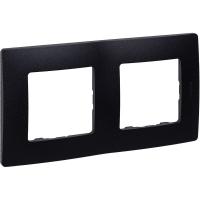 Рамка 2-м СП Etika IP20 антрацит IEK 672582