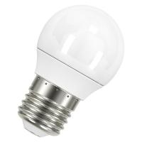 Лампа светодиодная LED Star Classic P 40 5.5W/827 5.5Вт шар матовая 2700К тепл. бел. E27 470лм 220-240В пластик. OSRAM 4052899971646