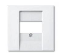 Накладка розетки компьютерной Basic-55 альп. бел. ABB 2CKA001724A4275