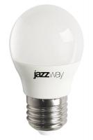 Лампа светодиодная PLED-LX 8Вт G45 шар матовая 4000К нейтр. бел. E27 JazzWay 5025301