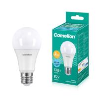 Лампа светодиодная LED13-A60/845/E27 13Вт грушевидная матовая 4500К бел. E27 1085лм 220В Camelion 12046