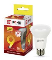 Лампа светодиодная LED-R63-VC 9Вт рефлектор 3000К тепл. бел. E27 810лм 230В IN HOME 4690612024301