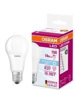 Лампа светодиодная LED Star Classic A 150 13W/840 13Вт грушевидная матовая 4000К нейтр. бел. E27 1521лм 220-240В пластик. OSRAM 4058075057043