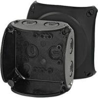 Коробка распределительная ОП 93х93х62мм IP66/67 KF 0200 B черн. HENSEL 62000042