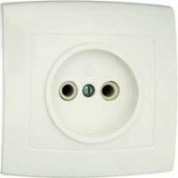 Розетка 1-м СП Елизавета РС10-192 10А IP20 бел. Кунцево 6417