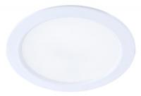 Светильник светодиодный Downlight 12Вт 180-265В 4000К кругл. панель бел. КОСМОС KDownL12W4000K
