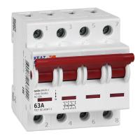 Выключатель нагрузки модульный 4п 63А OptiDin BM63PL-463-УХЛ3 (ВМ63PL) КЭАЗ 328176