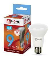 Лампа светодиодная LED-R63-VC 9Вт рефлектор 4000К нейтр. бел. E27 810лм 230В IN HOME 4690612024325