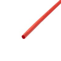 Трубка термоусадочная ТУТ нг 6.0/3.0 красн. 1м Rexant 20-6004