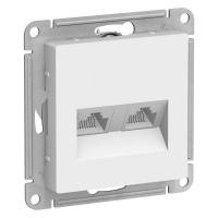 Розетка компьютерная 2-м AtlasDesign RJ45 кат.5E механизм бел. SE ATN000185