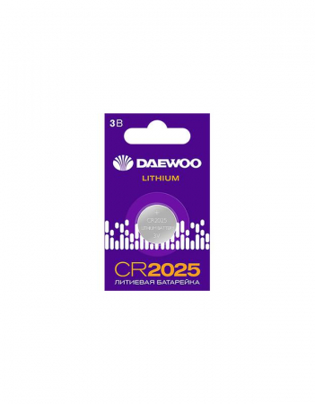Элемент питания литиевый CR2025 3В 2021 BL-1 DAEWOO 5034143
