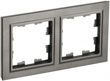 Рамка 2-м BRITE РУ-2-БрШ шампань IEK BR-M22-K37