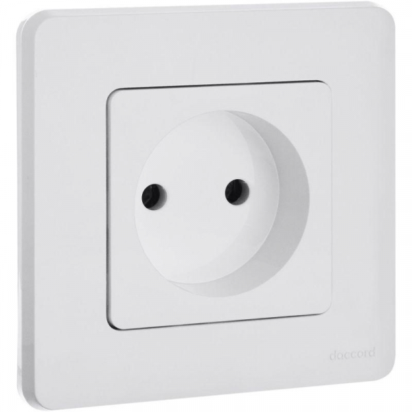 Розетка 1-м СП Inspiria 16А IP20 250В 2P механизм бел. IEK 673710