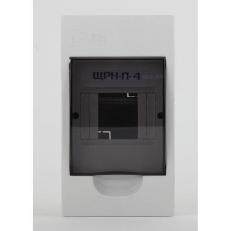 Бокс навесной ЩРН-П-4 4мод. IP41 пластик SIMPLE NO-box_simple-plastic_4_surface BOXS04 Эра Б0041521