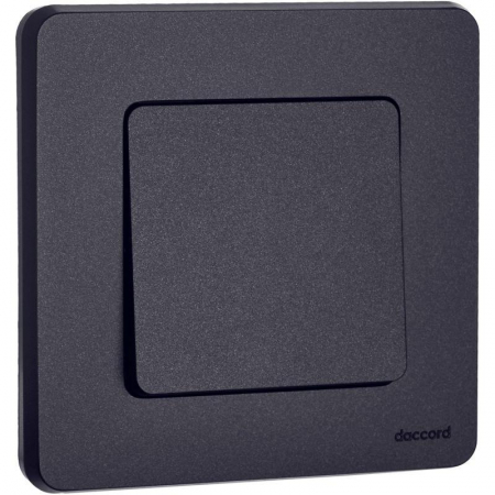Выключатель 1-кл. Inspiria 10А IP20 250В 10AX механизм антрацит IEK 673603