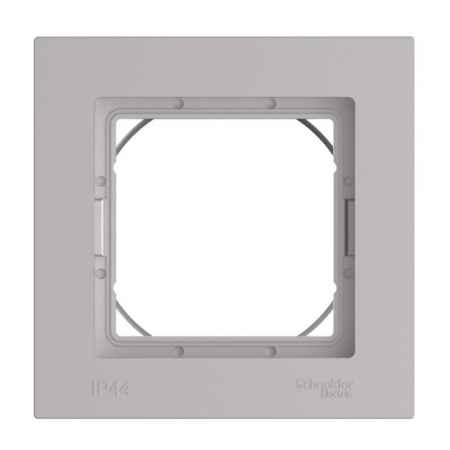 Рамка 1-м AtlasDesign Aqua IP44 алюм. SE ATN440301
