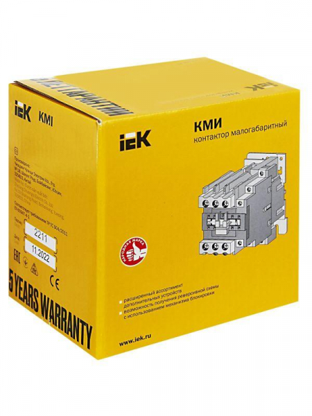 Контактор КМИ-49512 95А 400В/AC3 1НО 1Н3 KARAT IEK KKM41-095-400-11