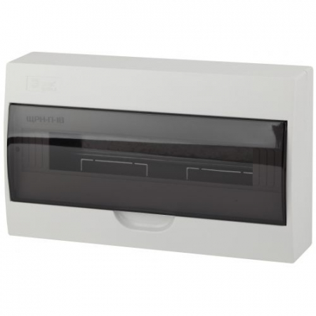 Бокс навесной ЩРН-П-18 18мод. IP41 пластик SIMPLE NO-box_simple-plastic_18_surface BOXS18 Эра Б0041527