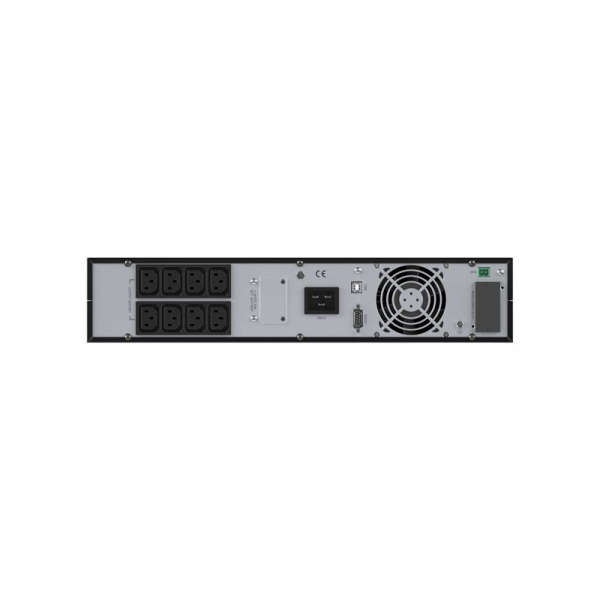 Источник бесперебойного питания Онлайн для Small Rackmount 2000 ВА/2000Вт 1/1 8xIEC C13 1хIEC C19 EPO USB RS-232 Rack 2U 4х9А.ч DKC SMALLR2A5I