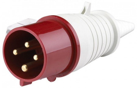 Вилка переносная 025 32А 3P+PE+N 380В IP44 ВП-102 DEKraft 26006DEK