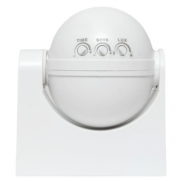 Датчик движения микроволновый MW-702 1200Вт 180град. до 15м IP44 бел. PROxima EKF dd-mw-702