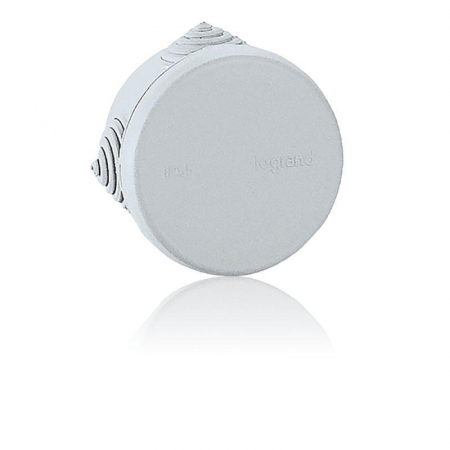 Коробка круглая Plexo IP55 70/45мм Leg 092101