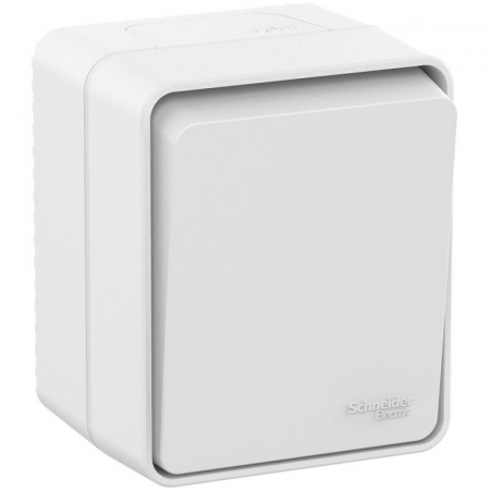 Выключатель 1-кл. ОП AtlasDesign PROFI IP54 10AX бел. SE ATN540111