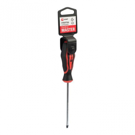 Отвертка SL4х100мм Master Basic EKF sl-4-100-mas