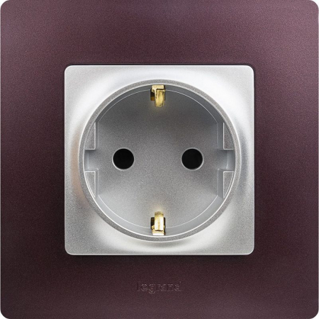 Рамка 1-м СП Etika IP20 сливовый IEK 672561