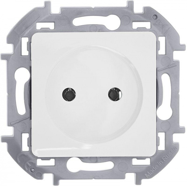 Розетка 1-м СП Inspiria 16А IP20 250В 2P механизм бел. IEK 673710