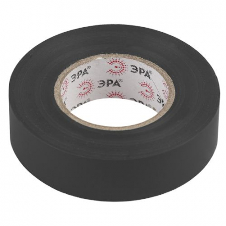 Изолента ПВХ 19ммх20м черн. ET1920BLACK Эра C0036540