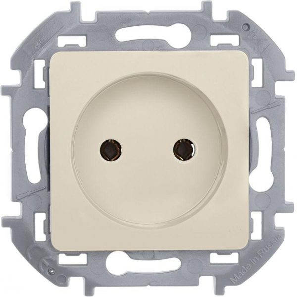 Розетка 1-м СП Inspiria 16А IP20 250В 2P механизм сл. кость IEK 673711
