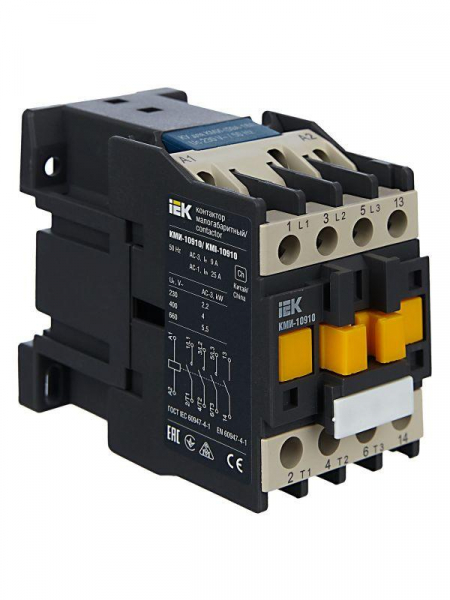 Контактор КМИ-10910 9А 230В/АС3 1НО KARAT IEK KKM11-009-230-10