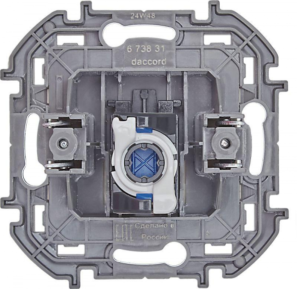 Розетка компьютерная Inspiria RJ45 кат.6 UTP механизм сл. кость IEK 673831
