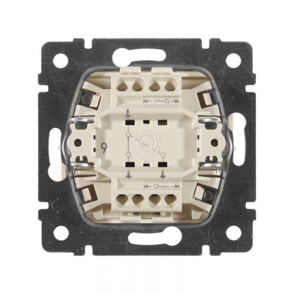 Переключатель проходной 1-кл. СП Valena 10А IP31 250В механизм сл. кость IEK 774306