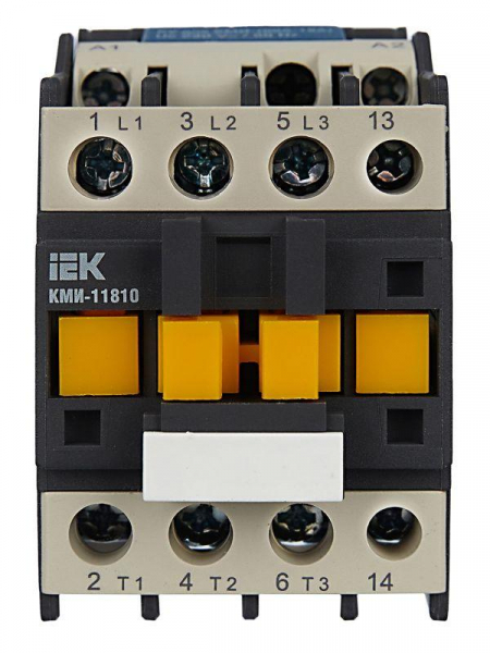 Контактор КМИ-11810 18А 230В/АС3 1НО KARAT IEK KKM11-018-230-10