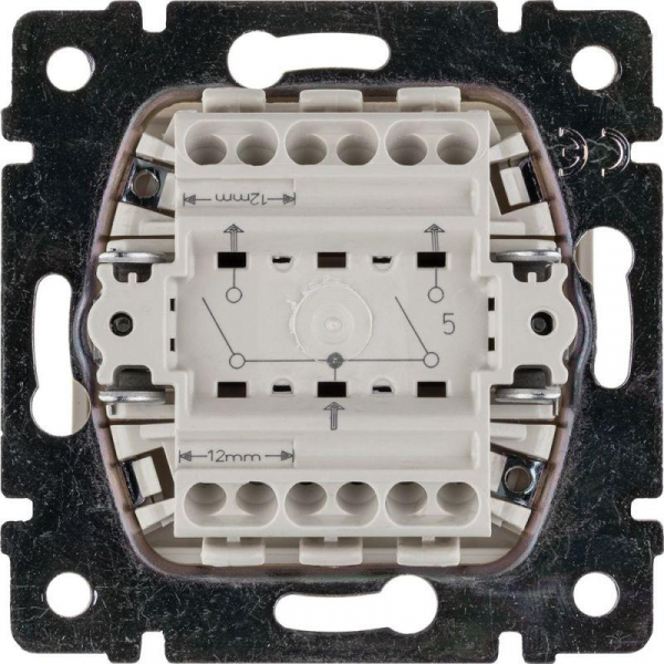 Выключатель 2-кл. СП Valena 10А IP31 250В механизм сл. кость IEK 774305
