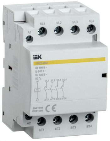 Контактор модульный КМ25-40М AC/DC KARAT IEK MKK21-25-40