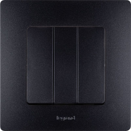 Рамка 1-м СП Etika IP20 антрацит IEK 672581