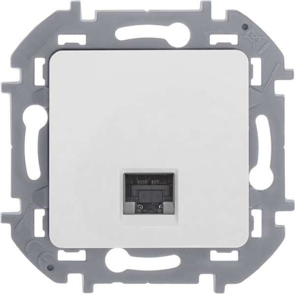 Розетка компьютерная СП Inspiria RJ45 кат.5E UTP IP20 бел. IEK 673825